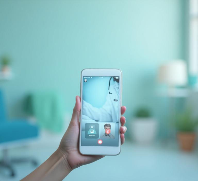 Healthcare telemedicine iOS app case study showcasing patient care solutions