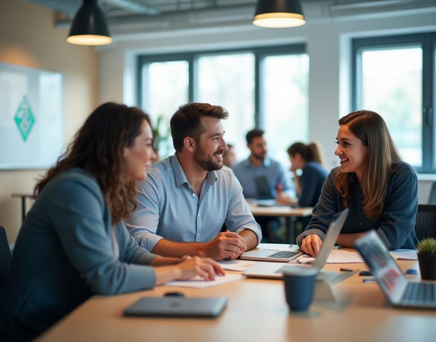 Shade Foundry iOS development team at Guildford office workspace